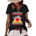 Funny Lucky Bowling Lover Graphic For Women And Men Bowler Women's Short Sleeve Loose T-shirt Black