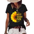 Granny Grandma Gift Best Granny Ever Women's Short Sleeve Loose T-shirt Black