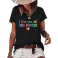 I Love You All Class Dismissed Tie Dye Last Day Of School Women's Short Sleeve Loose T-shirt Black