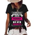 Ive Been Called A Lot Of Names But Momma Is My F Women's Short Sleeve Loose T-shirt Black