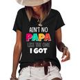 Kids Aint No Papa Like The One I Got Women's Short Sleeve Loose T-shirt Black
