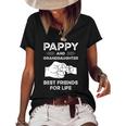 Pappy And Granddaughter Best Friends For Life Matching Women's Short Sleeve Loose T-shirt Black