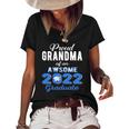 Proud Grandma Of 2022 Graduation Class 2022 Graduate Family Women's Short Sleeve Loose T-shirt Black