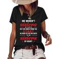 We Werent Sisters By Birth Friendship Best Friend Matching Women's Short Sleeve Loose T-shirt Black