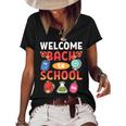 Welcome Back To School School Party 483 Shirt Women's Short Sleeve Loose T-shirt Black