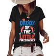 Womens 4Th Of July Firecracker Dad Pyrotechnician Fathers Day Women's Short Sleeve Loose T-shirt Black