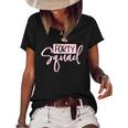 Womens Forty Squad Forty Af Dad Mom 40Th Birthday Matching Outfits Women's Short Sleeve Loose T-shirt Black