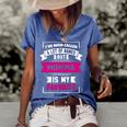 Ive Been Called A Lot Of Names But Momma Is My F Women's Short Sleeve Loose T-shirt Blue