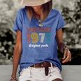 Vintage 1972 Original Parts 50Th Birthday 50 Years Old Gift Women's Short Sleeve Loose T-shirt Blue