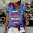 We Werent Sisters By Birth Friendship Best Friend Matching Women's Short Sleeve Loose T-shirt Blue