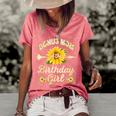 Bonus Mom Of The Birthday Girl Sunflower Family Matching Women's Short Sleeve Loose T-shirt Watermelon