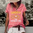 Daddy Of The Birthday Girl Sunflower Gifts Women's Short Sleeve Loose T-shirt Watermelon