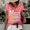 Forget The Bunnies Im Chasing Hunnies Funny Boys Easter Gift Women's Short Sleeve Loose T-shirt Watermelon