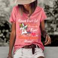 Friends Dont Let Friends Fight Kidney Cancer Alone Unicorn Orange Ribbon Kidney Cancer Kidney Cancer Awareness Women's Short Sleeve Loose T-shirt Watermelon