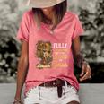 Fully Vaccinated By The Blood Of Jesus Cross Faith Christian Women's Short Sleeve Loose T-shirt Watermelon