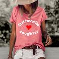 Funny 2Nd Second Child - Daughter For 2Nd Favorite Kid Women's Short Sleeve Loose T-shirt Watermelon