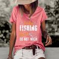 Funny Lucky Fishing Pole Graphic For Women And Men Fishermen Women's Short Sleeve Loose T-shirt Watermelon