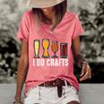 I Do Crafts Home Brewing Craft Beer Brewer Homebrewing Women's Short Sleeve Loose T-shirt Watermelon
