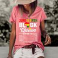Junenth Womens Black Queen Nutritional Facts 4Th Of July Women's Short Sleeve Loose T-shirt Watermelon