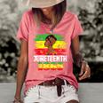 Juneteenth 1865 Independence Day Black Pride Black Women Women's Short Sleeve Loose T-shirt Watermelon