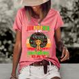 Juneteenth Is My Independence Day Black Women 4Th Of July Women's Short Sleeve Loose T-shirt Watermelon