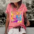 Love Like Jesus Tie Dye Faith Christian Jesus Men Women Kid Women's Short Sleeve Loose T-shirt Watermelon
