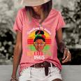 Remembering My Ancestors Juneteenth 1865 Independence Day Women's Short Sleeve Loose T-shirt Watermelon
