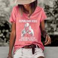 Republican Jesus Guns For All But No Healthcare I’M Pro-Life Women's Short Sleeve Loose T-shirt Watermelon