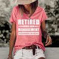Retired Under New Management See Grandkids For Details V3 Women's Short Sleeve Loose T-shirt Watermelon