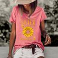 Sister Of The Birthday Girl Sunflower Family Matching Party Women's Short Sleeve Loose T-shirt Watermelon