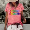 Sister Squad Relatives Birthday Bday Party Women's Short Sleeve Loose T-shirt Watermelon
