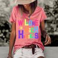 Welcome Back To School Kinders 486 Shirt Women's Short Sleeve Loose T-shirt Watermelon