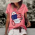 Womens Respiratory Therapist Love America 4Th Of July For Nurse Dad Women's Short Sleeve Loose T-shirt Watermelon