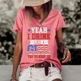 Yeah I Drink Like A Girl Try To Keep Up July 4Th Gift Women's Short Sleeve Loose T-shirt Watermelon