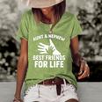 Aunt And Nephew Best Friends For Life Family Women's Short Sleeve Loose T-shirt Green