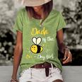 Dada Of The Bee Day Girl Birthday Party Women's Short Sleeve Loose T-shirt Green