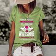 Im A Proud Mother In Law Of An Awesome Daughter In Law Gift Women's Short Sleeve Loose T-shirt Green