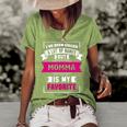 Ive Been Called A Lot Of Names But Momma Is My F Women's Short Sleeve Loose T-shirt Green