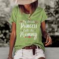 My Favorite Princess Calls Me Mommy Women Cute Mothers Day Women's Short Sleeve Loose T-shirt Green
