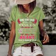 Pisces Girl And God Said Let There Be Pisces Girl Women's Short Sleeve Loose T-shirt Green