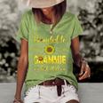 Promoted To Grammie Est 2022 Sunflower Women's Short Sleeve Loose T-shirt Green