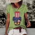 Rottweiler Patriotic Dog Mom & Dad 4Th Of July Usa Women's Short Sleeve Loose T-shirt Green
