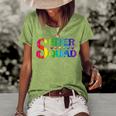 Sister Squad Relatives Birthday Bday Party Women's Short Sleeve Loose T-shirt Green