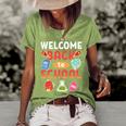 Welcome Back To School School Party 483 Shirt Women's Short Sleeve Loose T-shirt Green