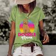 Womens Doodle Mama Labradoodle Goldendoodle Women's Short Sleeve Loose T-shirt Green