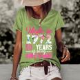 Womens Vintage Birthday Gifts Made In 1972 50 Year Of Being Awesome Women's Short Sleeve Loose T-shirt Green
