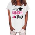 Kids Miss Kinder Grad Kindergarten Nailed It Graduation 2022 Senior Women's Loosen T-Shirt White