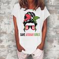 Save Afghan Girls Women's Loosen Crew Neck Short Sleeve T-Shirt White