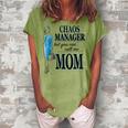 Chaos Manager But You Can Call Me Mom Women's Loosen T-Shirt Grey