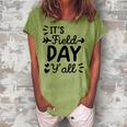 Field Day Green For Teacher Field Day Tee School Women's Loosen T-Shirt Grey